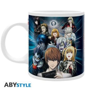 DEATH NOTE  - Becher "Collage"  Finde die Götter des Todes, L und Kira auf diesem Todesnotizbecher!